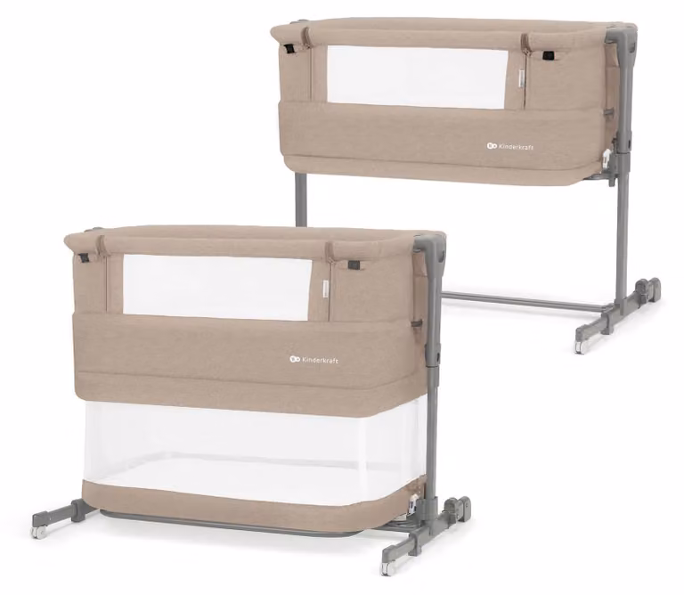 Dripio Nestee Grow 2 Beistellbed, 3-in-1, beige