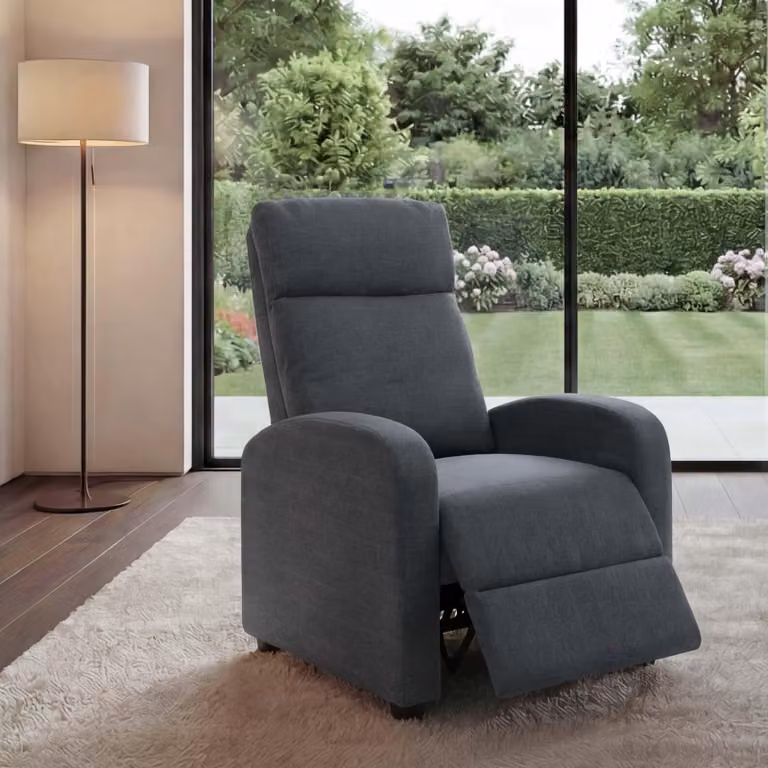 Mendler Tv-fauteuil modern lichtgrijs