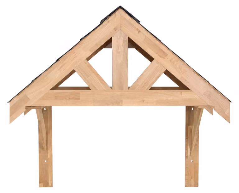 Monster Shop Eikenhouten Overkapping 125 cm