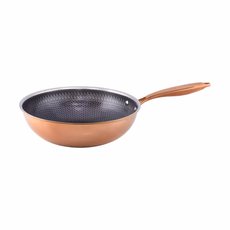 Hâws Santo wokpan met hybrid coating Ø28 cm Rose Gold