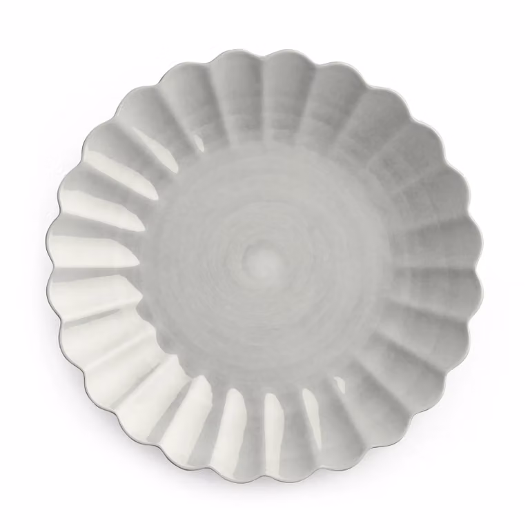 Mateus Oyster bord Grijs 28 cm