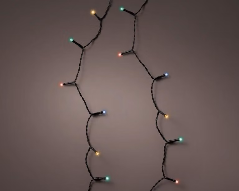 Lumineo Kerstverlichting Multicolour Twinkle LED met 24 lampjes