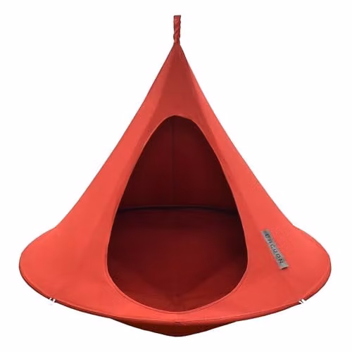 Cacoon CACSR5 Single hangstoel voor volwassenen, Chili Red