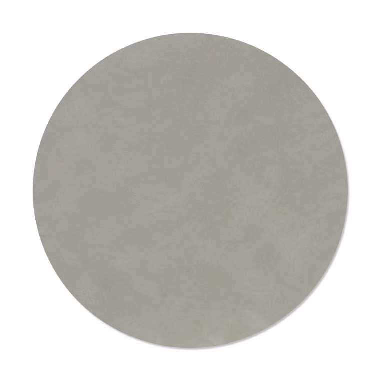 LIND DNA Nupo placemat Light grey, cirkel, L