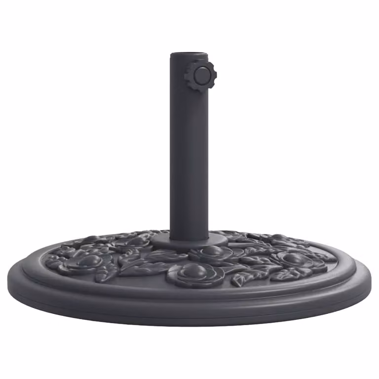 vidaXL Parasolstandaard voor masten met een diameter van 38/48 mm, capaciteit 12 kg, rond
