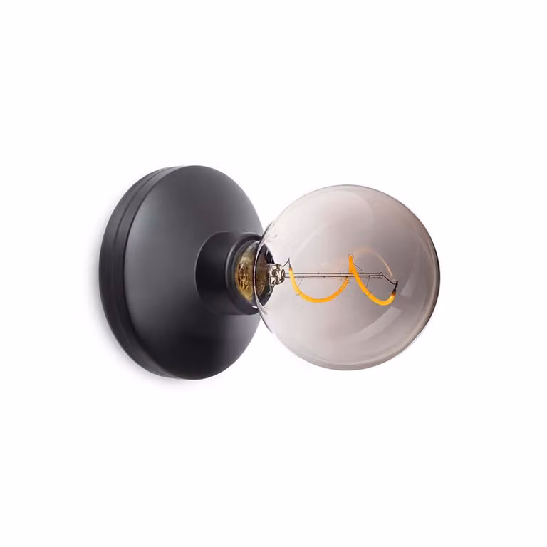 Humble Bee Oplaadbare Wandlamp Black Smoked