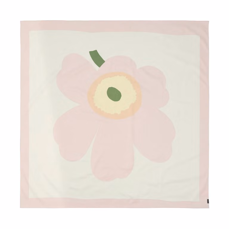 Marimekko Unikko tafelkleed Roze, B/D: 140 x 140 cm