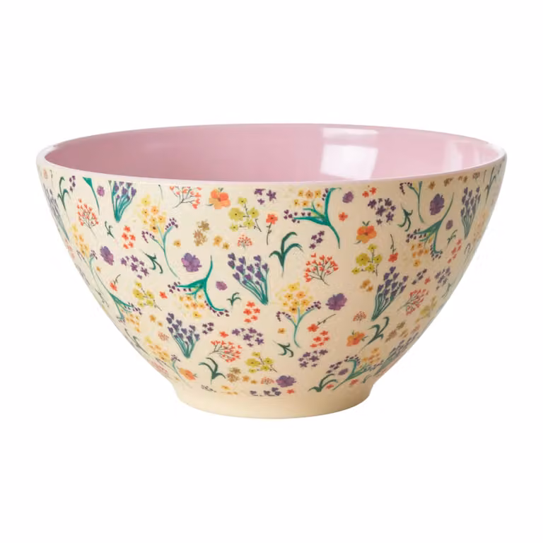 RICE saladekom melamine Wild flowers Ø 26,5 cm
