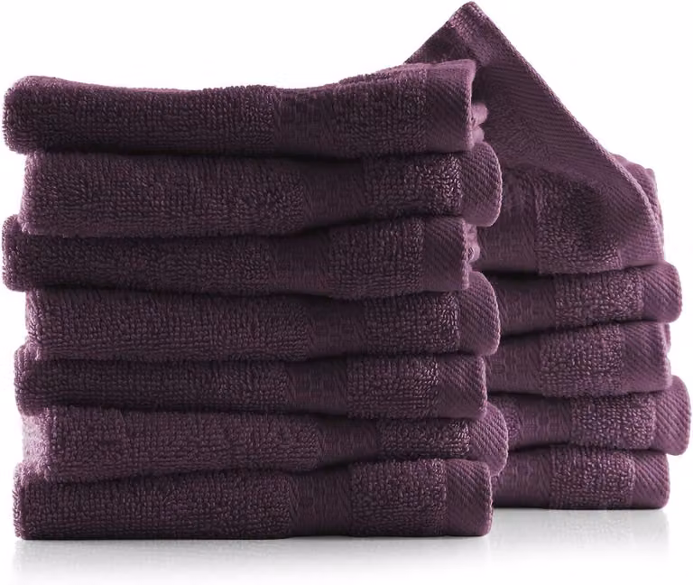Ultrazachte Badhanddoekenset met 12 Washandjes van Absorberend Katoen