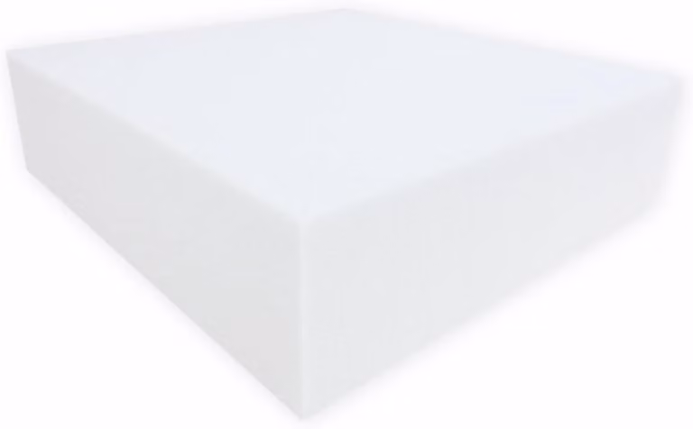 Orthopedische Koudschuimmatras Wit - Rolmatras voor Gasten - B/D/H: 200 x 180 x 5 cm