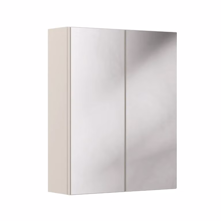 COMAD Badkamermeubel met spiegel in kasjmierkleur, Breedte: 60 cm