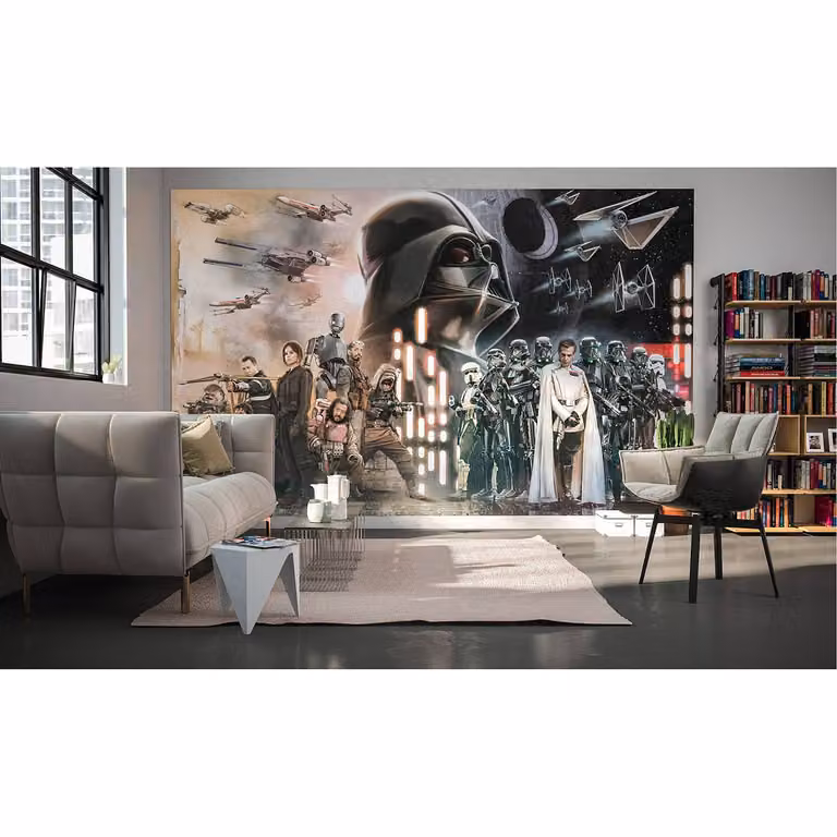 home24 Fotobehang Star Wars Collage B: 400 cm, H: 250 cm