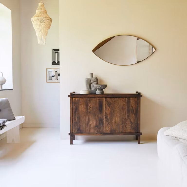 Tikamoon Arko Buffetkast van massief mangohout - Bruin - Breedte: 120 cm