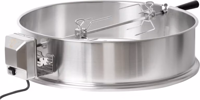 BBQ-Toro grillspies-set inclusief rotisserie en draaispies voor houtskoolgrills met een diameter van 57 cm