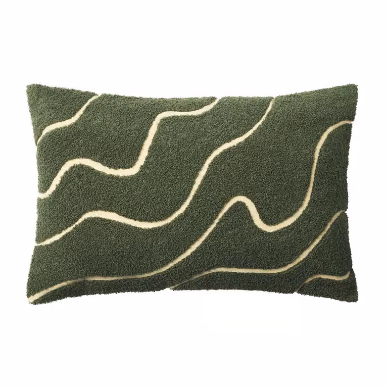 Chhatwal & Jonsson Kashi kussenhoes Cactus green 40 x 60 cm