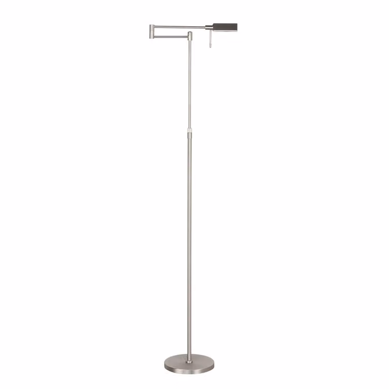 Highlight Mini Bari Klassieke LED Leeslamp - Zilver - Ø 20 cm