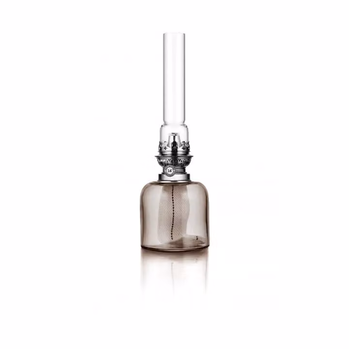 Karlskrona Lampfabrik Kungsholmen olielantaarn Smoke, 39 cm