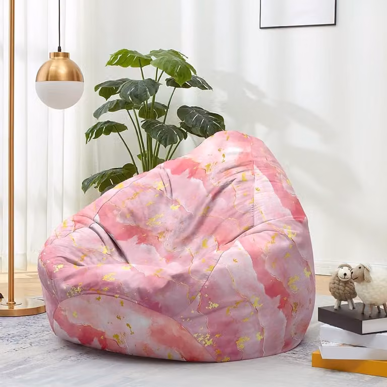 Zitzakhoes Roze met handvat - 70 x 80 cm