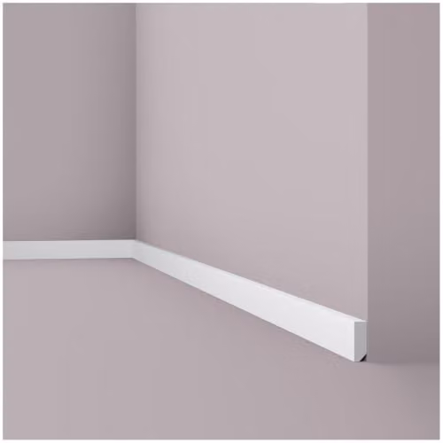 NMC FT1F WALLSTYL Plint Noel Marquet Wit - 26 stuks - 52 m - B/D/H: 38 x 13 x 2000 mm