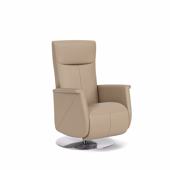 Prominent Sta-op-stoel Harris - Beige - Leer