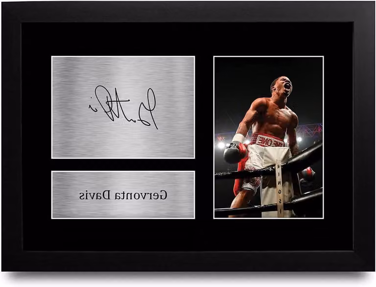 Gesigneerde Foto Replica Handtekening A4 Formaat Zwart