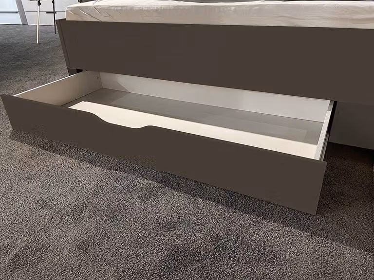 home24 Bedlade set van 2 grijs/zwart/Havanna