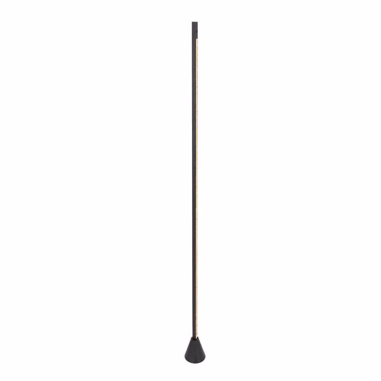 Steinhauer Luzhaz vloerlamp zwart met LED, H: 157 cm, B: 10 cm, D: 10 cm