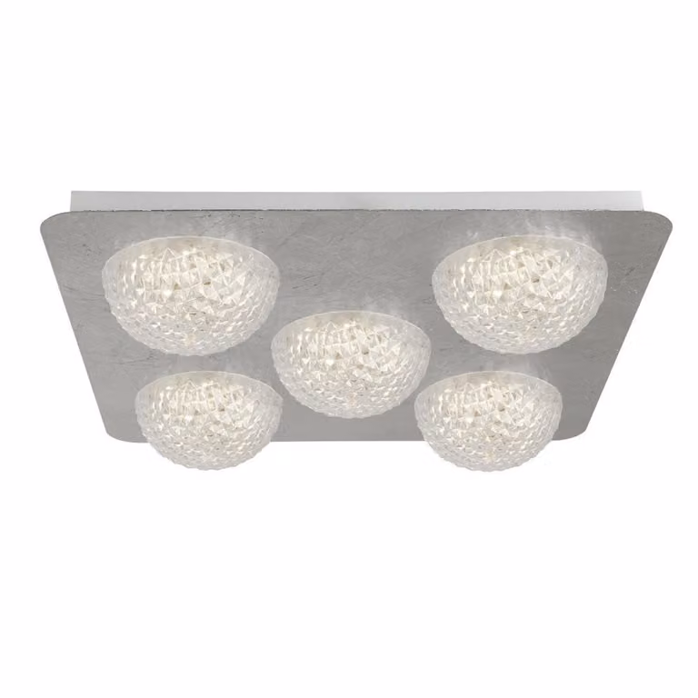 Searchlight Celestia Design Plafondlamp - 5-lichts - Grijs