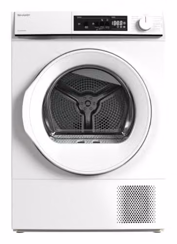 Sharp KD-NHA8S6GWE Warmtepompdroger, Vrijstaand, Wit