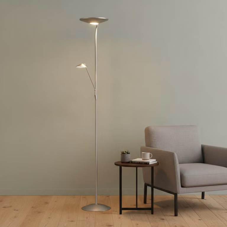 Highlight Kopenhagen Leeslamp Nikkel Zilver Diameter: 29 cm