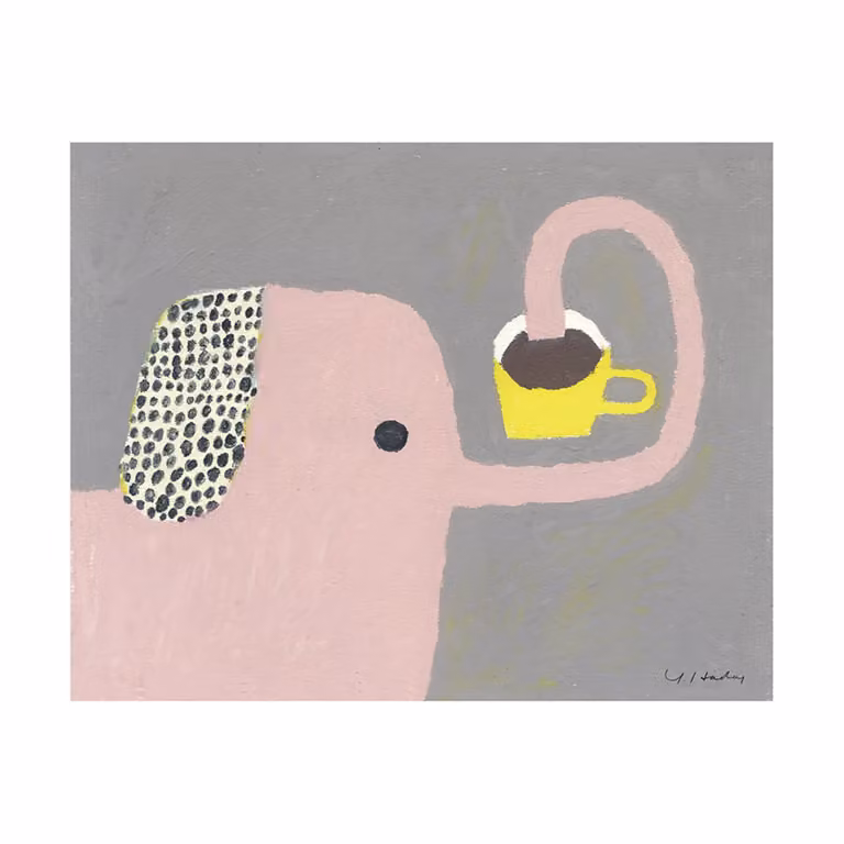Fine Little Day Cest bon grafische poster voor volwassenen 40 x 50 cm