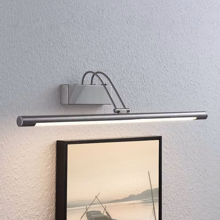 Lindby LED schilderijverlichting modern grijs aluminium