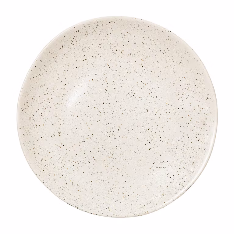 Broste Copenhagen Nordic Vanilla bord met granen, Cream, Ø 20 cm