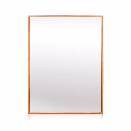 Casa Collection Elegance Wandspiegel van metaal - Roze goud - 90 x 60 cm