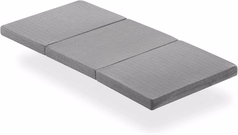 Opvouwbaar reismatras voor baby's met ventilerend mesh - Grijs - 120 x 60 cm