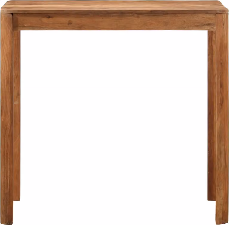 vidaXL Barkruk van massief acaciahout, honingkleurige afwerking, B: 110 cm, D: 55 cm, H: 106 cm