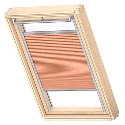VELUX Dakraam Verduisterend Plisségordijn FHC, UK08, Perzik