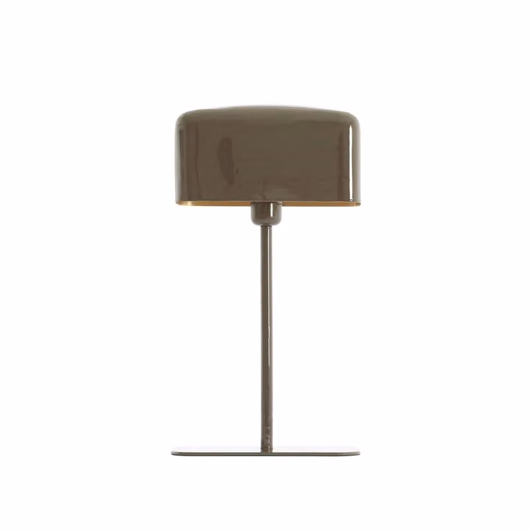 Light & Living Elenie Tafellamp - Bruin - B/D/H: 25 x 13 x 25 cm
