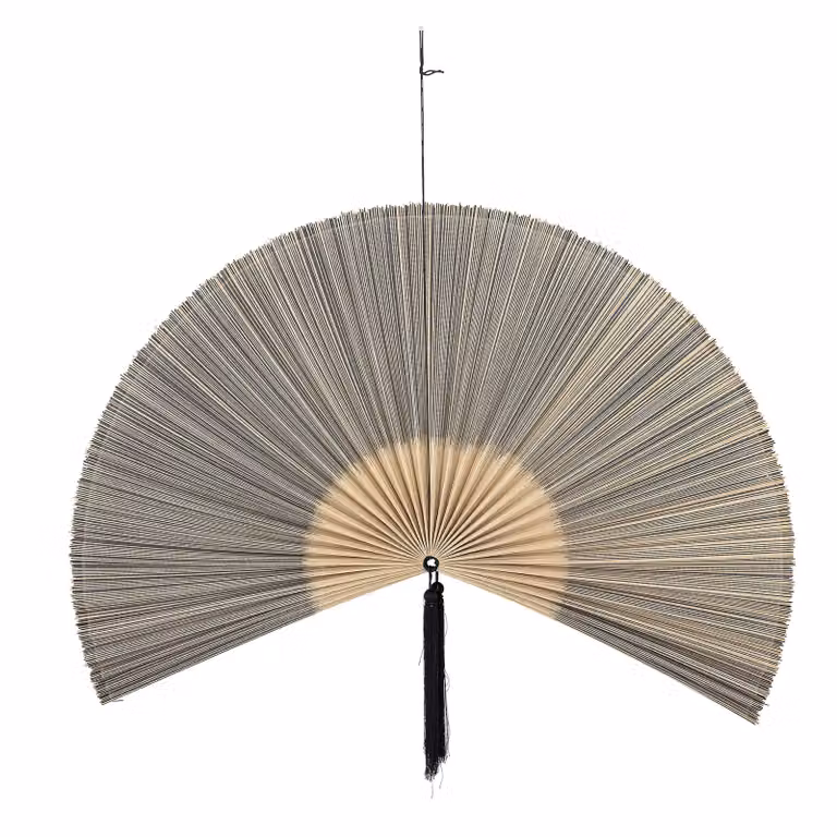 Bloomingville Wanddecoratie Jaime Beige/Zwart B: 72 cm, H: 145 cm