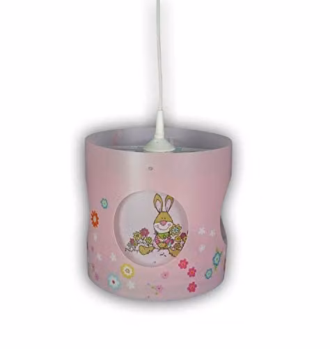 Niermann Standby Bungee Bunny RGB Nachtlamp voor de kinderkamer in multicolor en roze