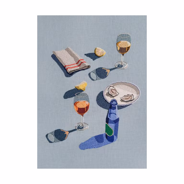 Paper Collective The World is your Oyster poster 50 x 70 cm