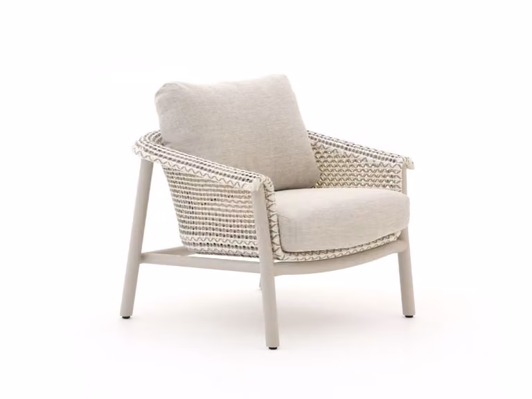 Zavelli Cuore Dining tuinstoel met armleuningen, Polyrattan, Beige
