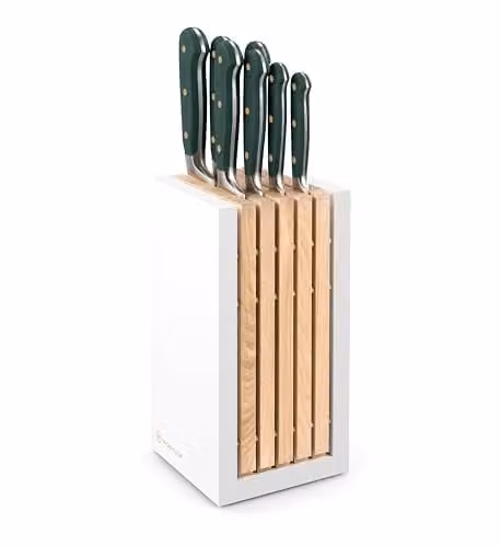 WÜSTHOF Classic Messenblok met Chefmes en 7 messen, Fresh Rosemary (Groen)