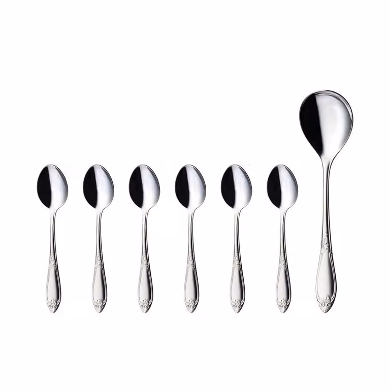 Hardanger Bestikk Nina dessertset 7-delig van roestvrij staal