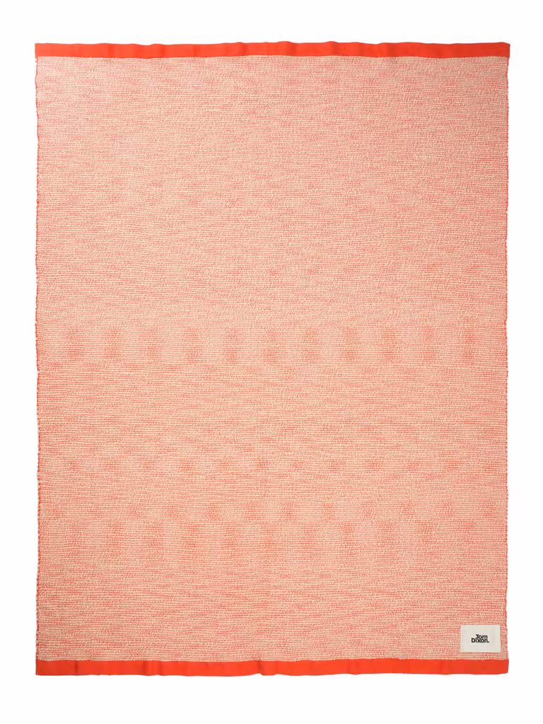 Tom Dixon Thread Vilt Tapijt Oranje & Wit 140 x 180 cm