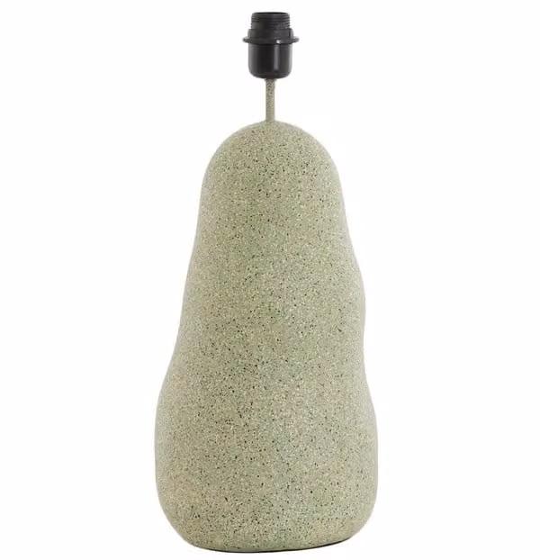 Light en Living AGADO tafellamp voet - Groen - Keramiek - B/D/H: 22 x 22 x 51 cm