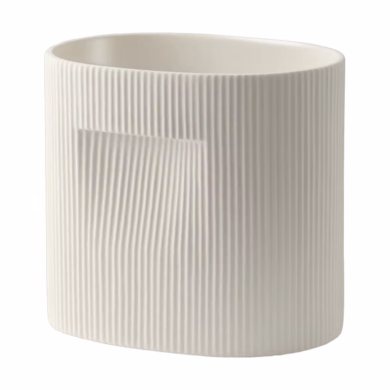 Muuto Ridge pot Off-white 24 cm