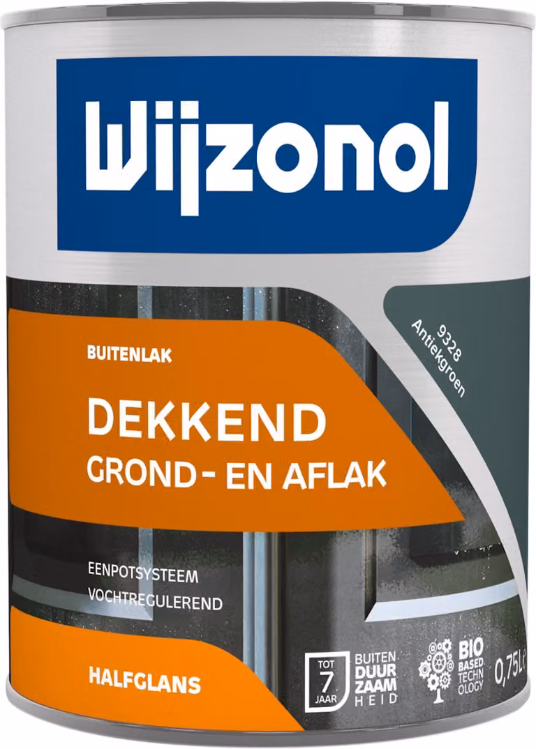 Wijzonol Dekkend Halfglans Antiekgroen 0,75 l