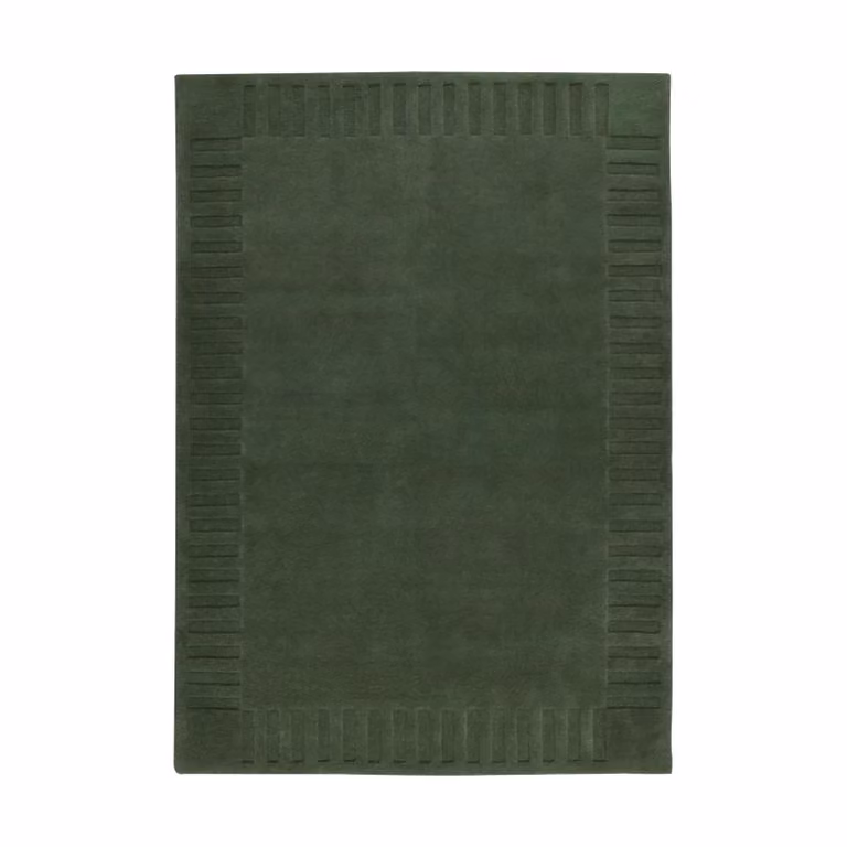 Kateha Lea Original Wollen Vloerkleed Green-18, 170 x 240 cm