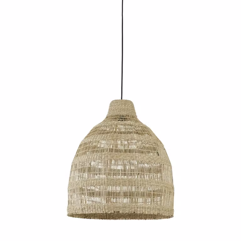 Light & Living Sagar Zeegras hanglamp - Bruin/Beige - Ø 50 cm